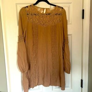 Altar’d State Tan Mini Dress